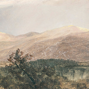 lifestyle view of Hudson River School – Catskills at Sunset C. 1870 luxury Artwork