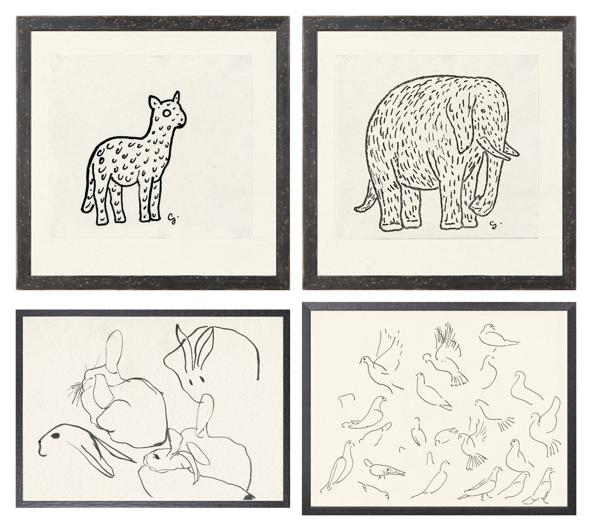 Collection 12 Cachet Animals Quartet Bundle