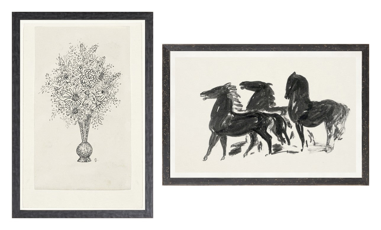 Collection 12 Gestel Vase & Horses Pair Bundle