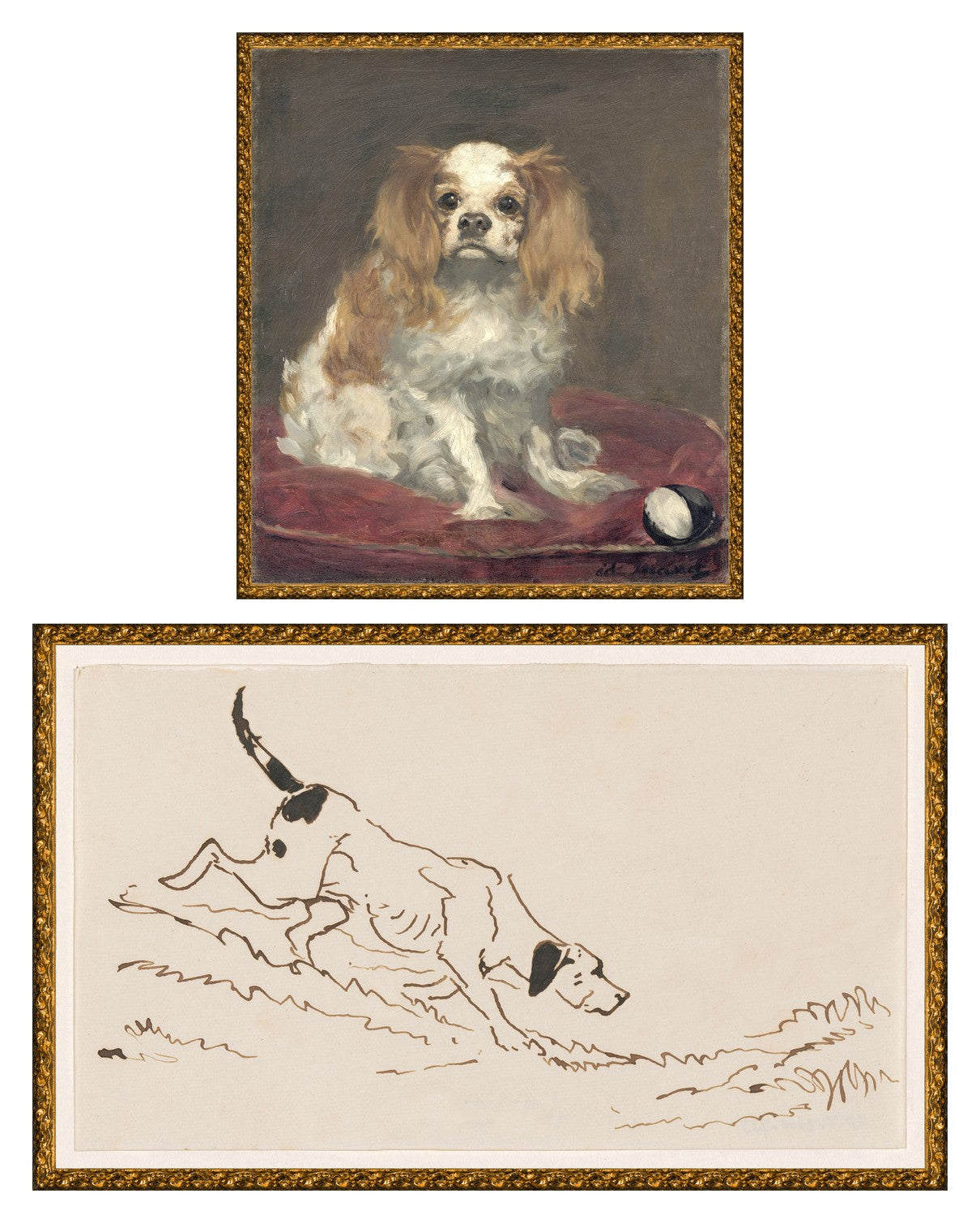 Collection 23 Vintage Dogs Pair Bundle
