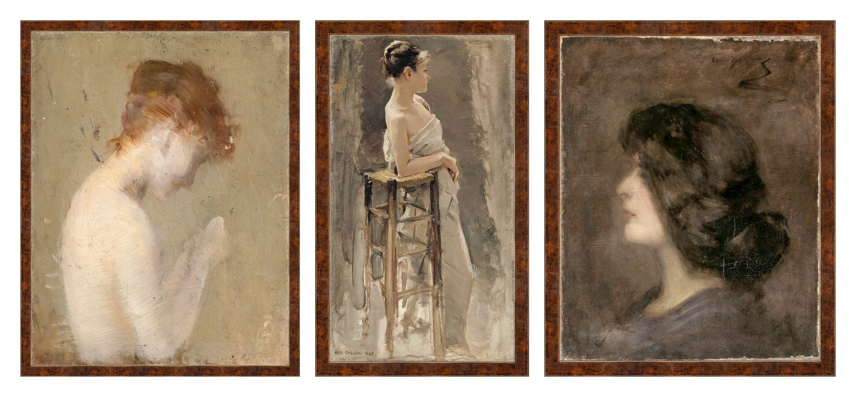 Collection 23 Vintage Portraits Trio Bundle
