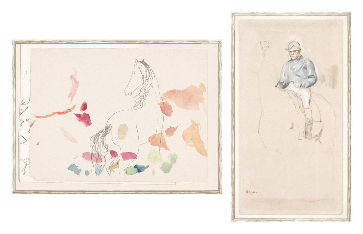 Collection 24 Horse Studies Pair Bundle - composite