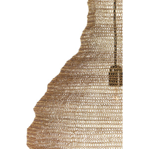 Close-up of Gere Ceiling Fixture chandelier showcasing intricate woven texture