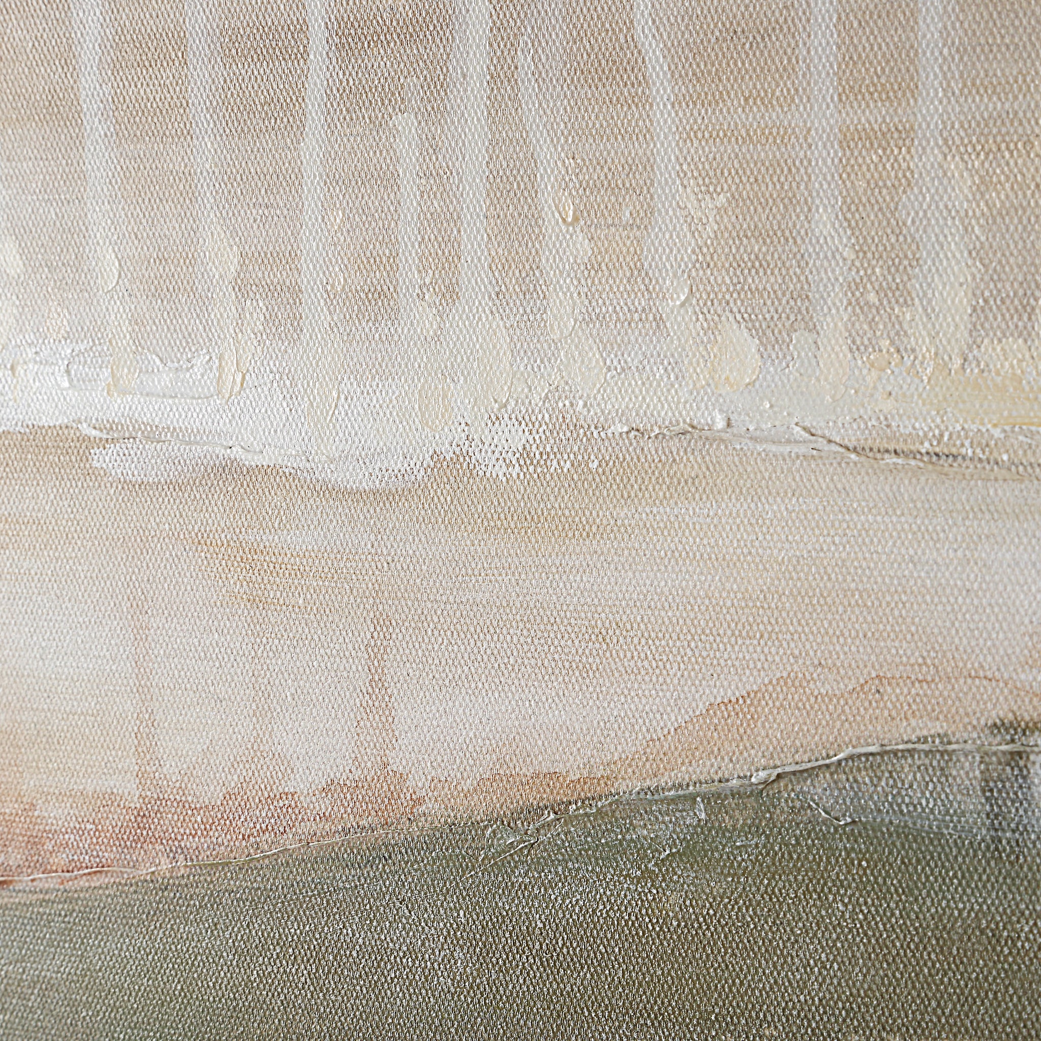 Close-up of Mackay Canvas Art texture showcasing soft hues and abstract patterns