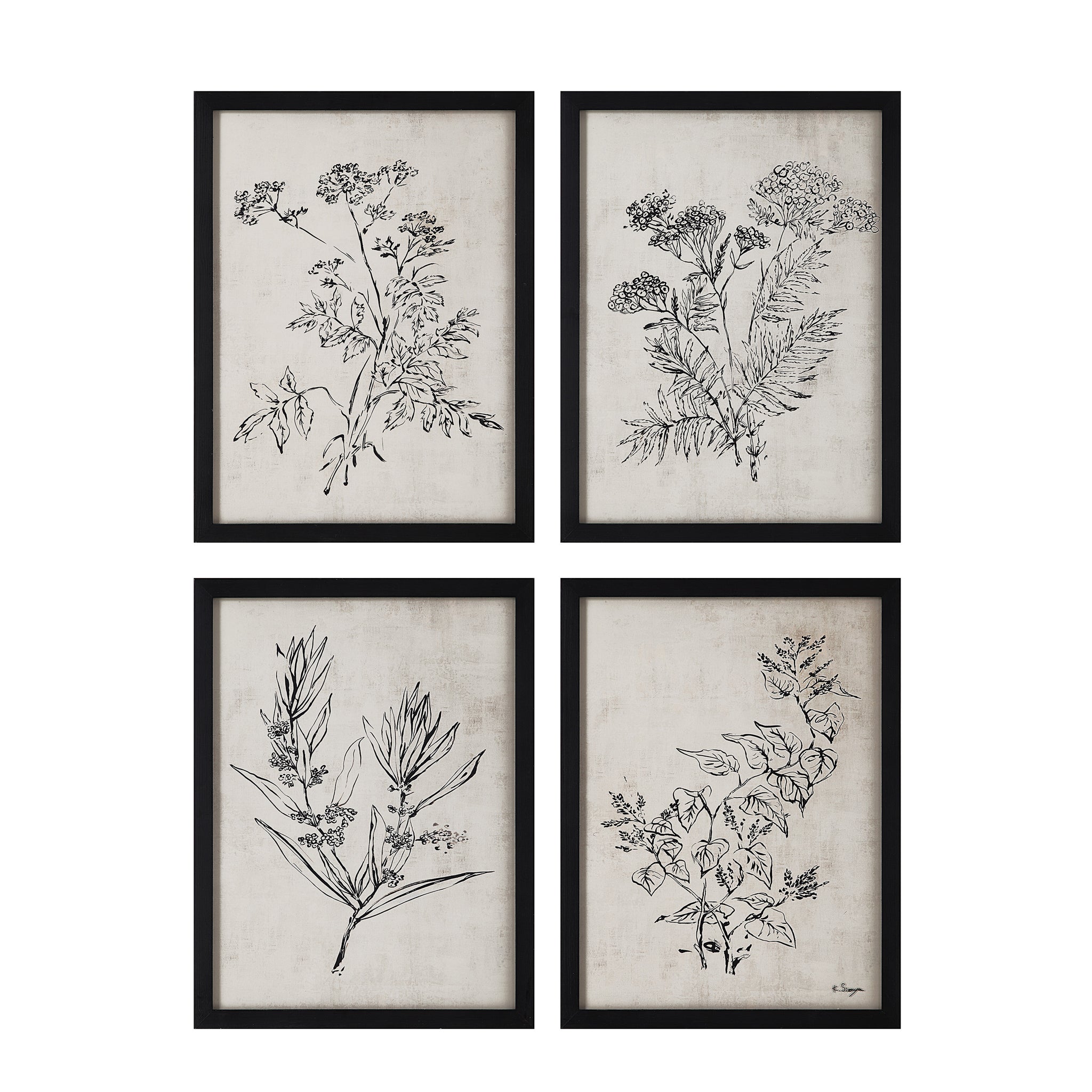Renwil Telesto, Lacadie & Basset Multi-Canvas Trio Bundle