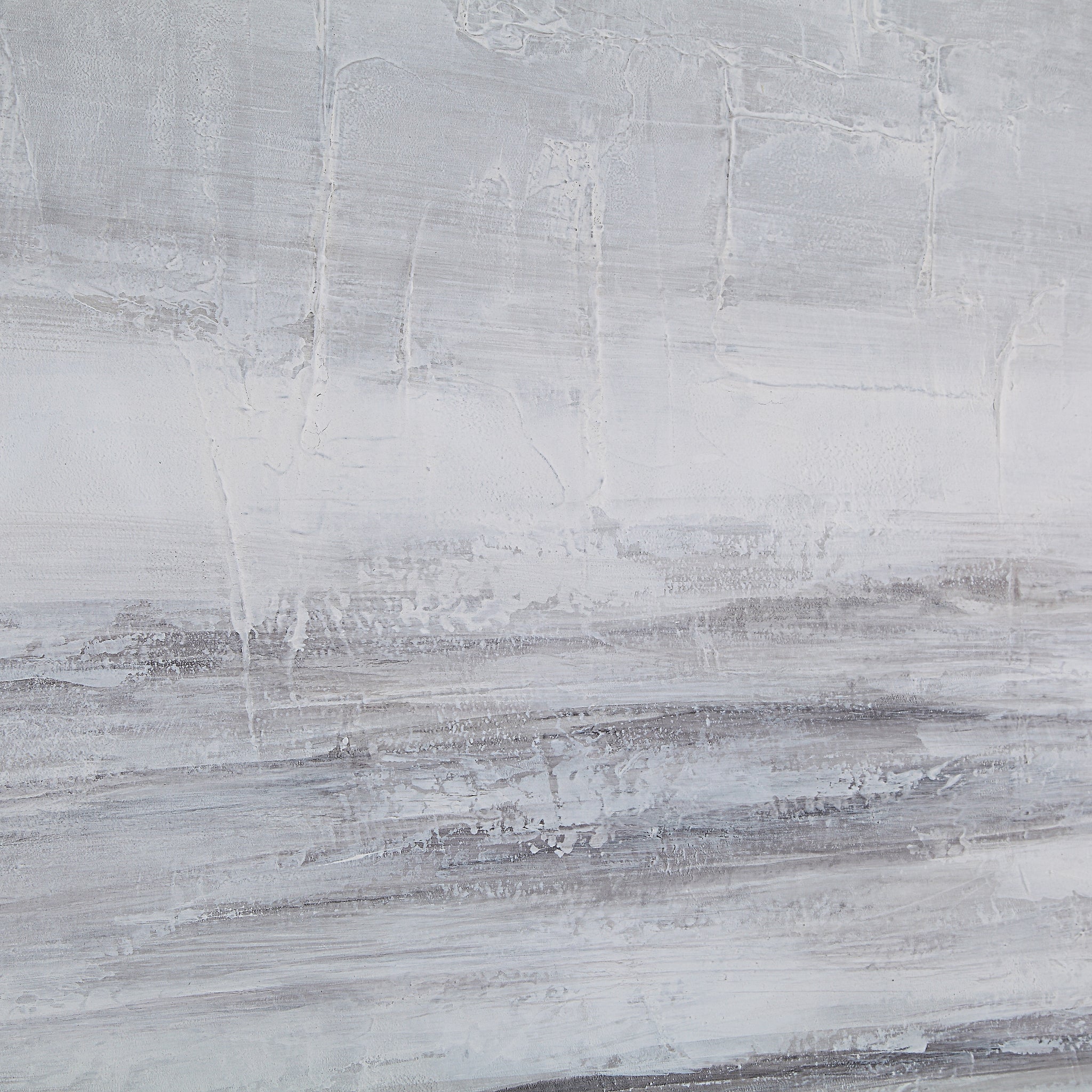 Close-up of Benalla Canvas Art highlighting the intricate gray textures and brushwork.