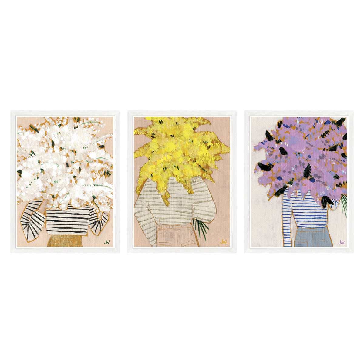 Fashion Florals Trio Bundle - Jasmine, Marguerite, Violet