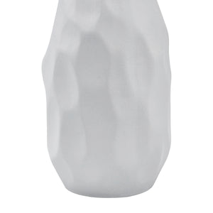 Blouin Vase by Renwil, detailed view highlighting the unique shape and white finish