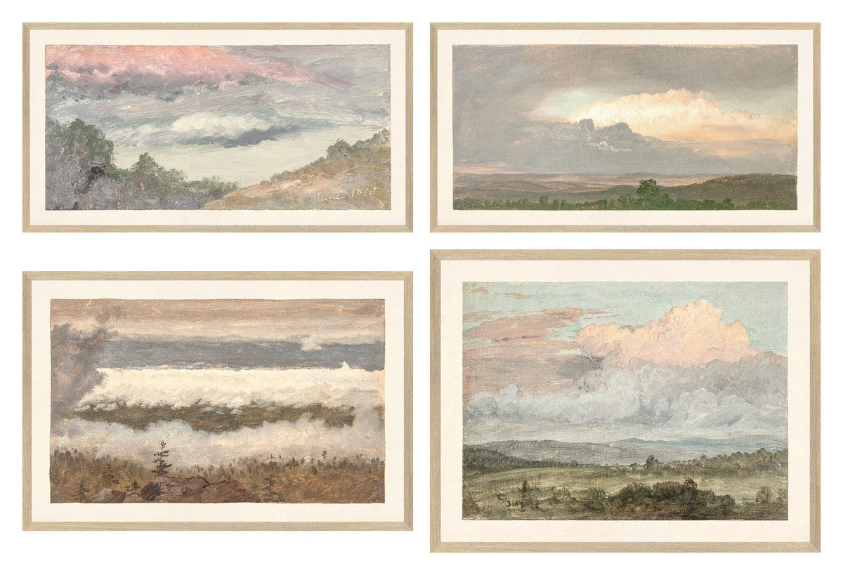 Hudson River School Clouds Quartet Bundle