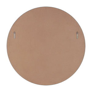 Back view of Osorno Wall Mirror with a smooth surface and hanging hardware