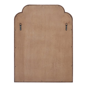 Back view of Octavian mirror showing a smooth surface and mounting hardware.