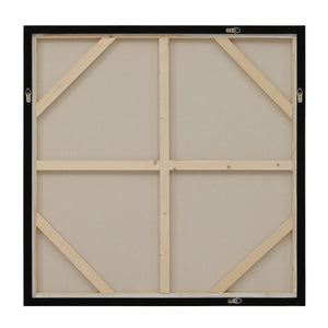 Back view of Eclat canvas art revealing the wooden frame and canvas texture.