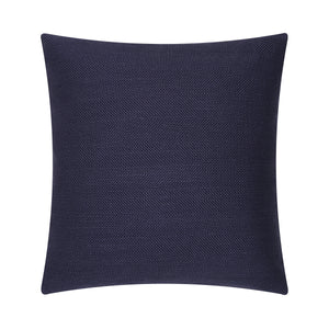 Forester decorative pillow in dark navy with herringbone pattern.