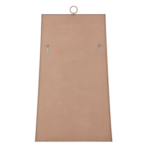 Back view of the Ariadne Wall Mirror showing mounting hardware and a smooth surface.