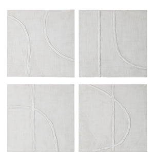 Cellier artwork featuring four textured panels with white lines on a light background.