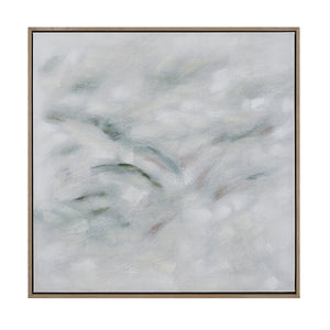 Becks canvas art by Renwil, highlighting soft gray tones with a wooden frame.