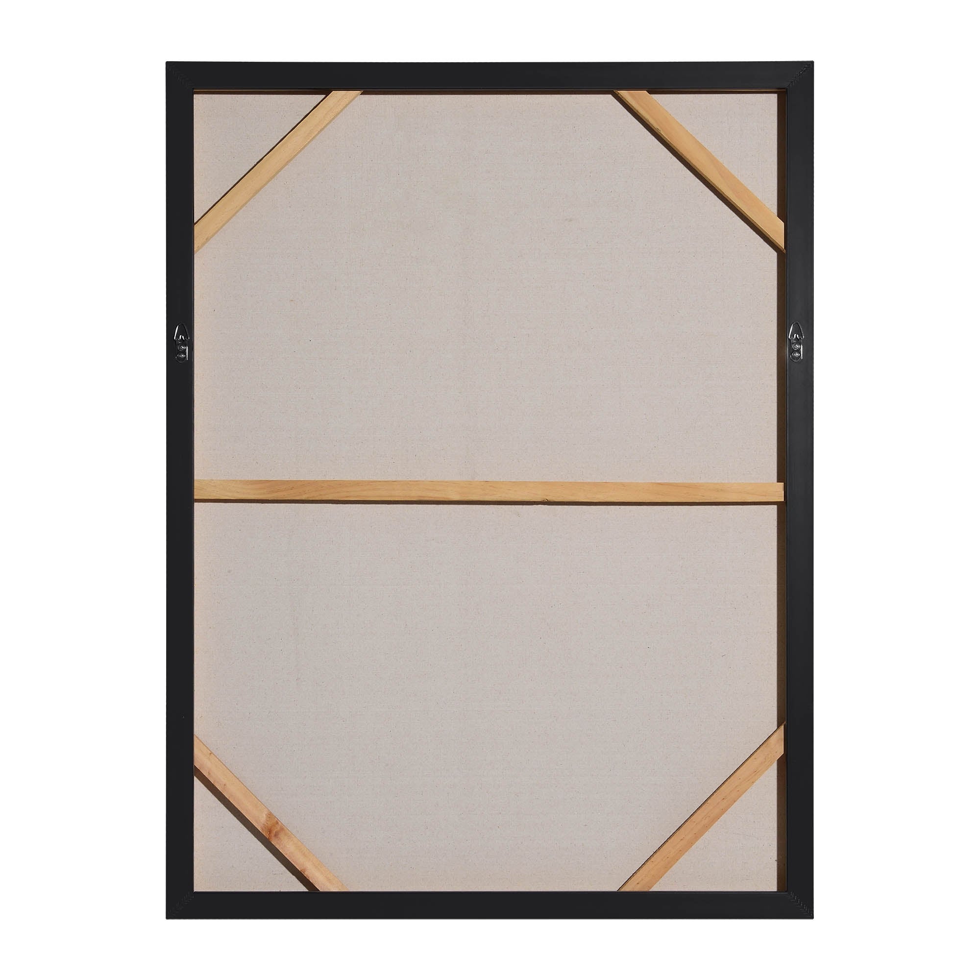 Casoria Canvas Art back view showing the canvas structure and frame details