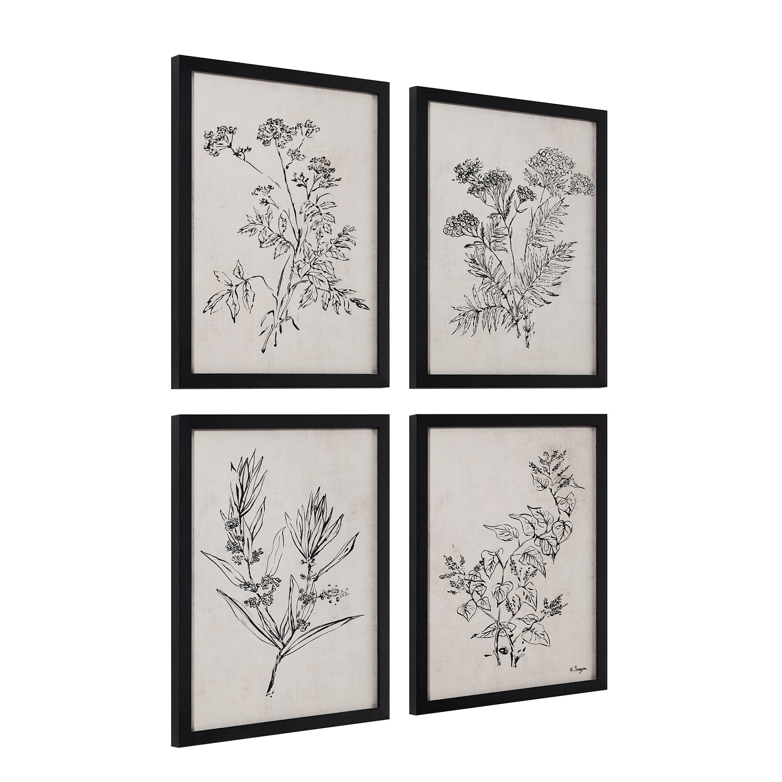 Renwil Telesto, Lacadie & Basset Multi-Canvas Trio Bundle