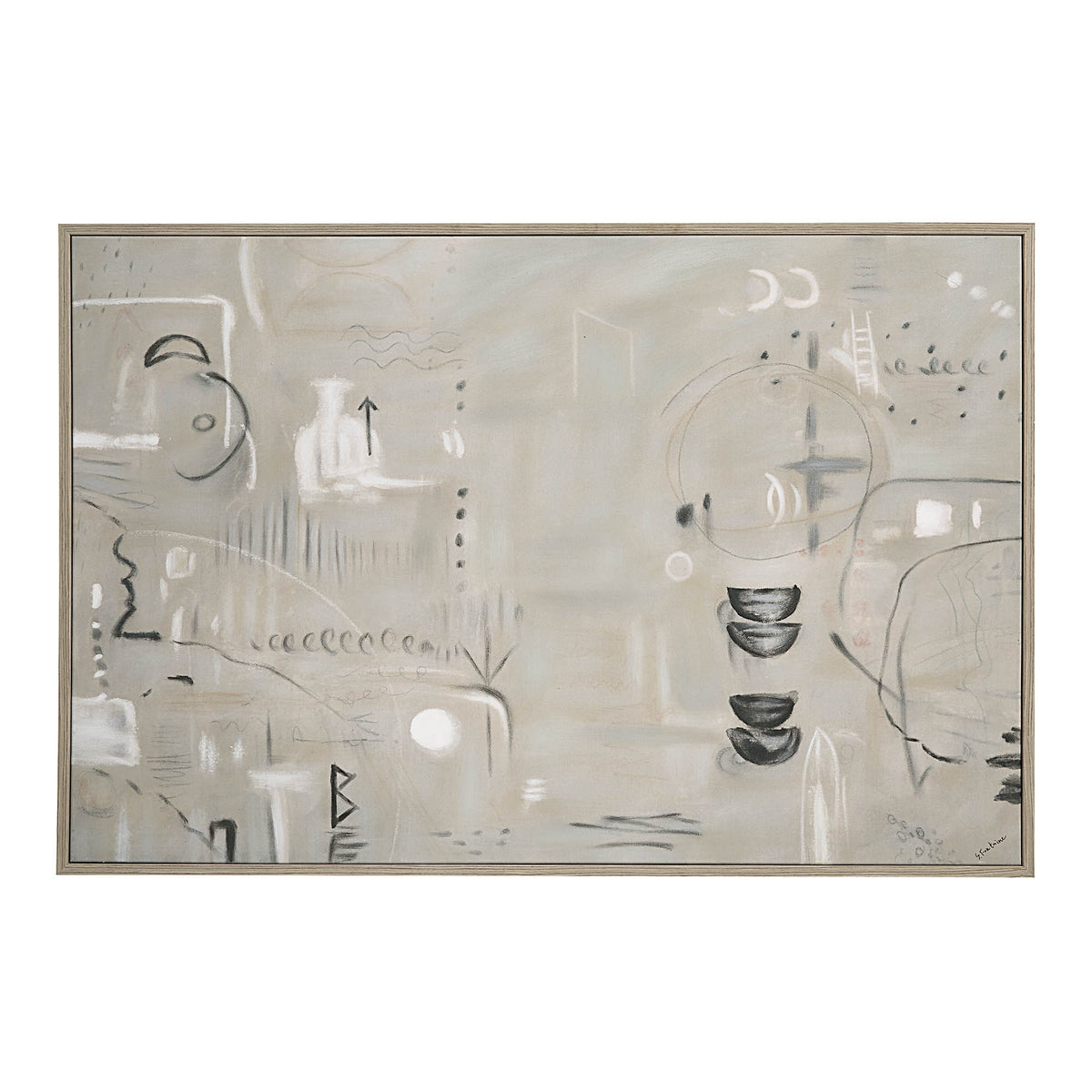 Renwil Harmon, Kore & Warran Modern Abstract Trio Bundle