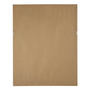 Back view of Cercola wall art, featuring a brown backing with hanging hardware.