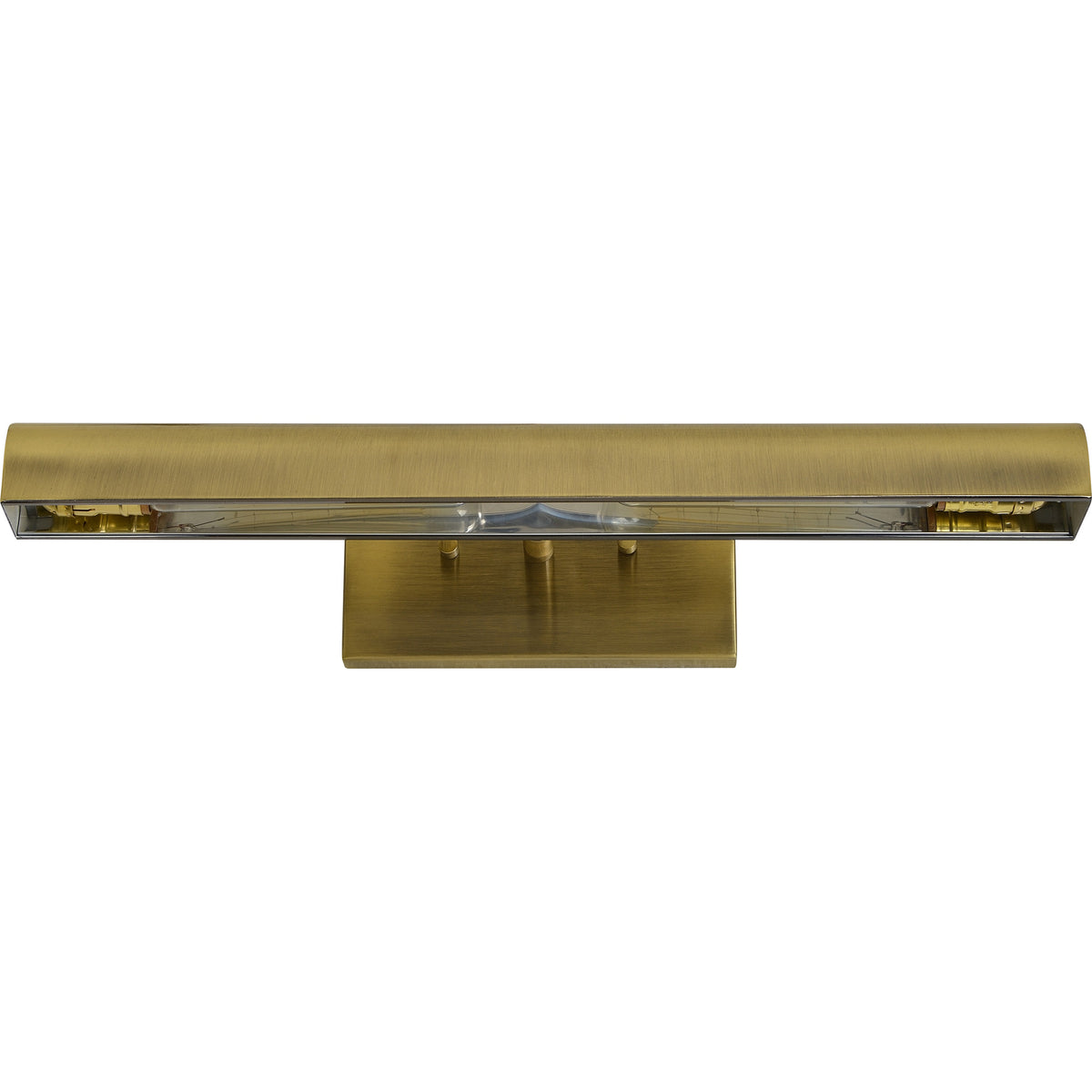 Swanson Wall Sconce in brushed brass finish with clear glass accent