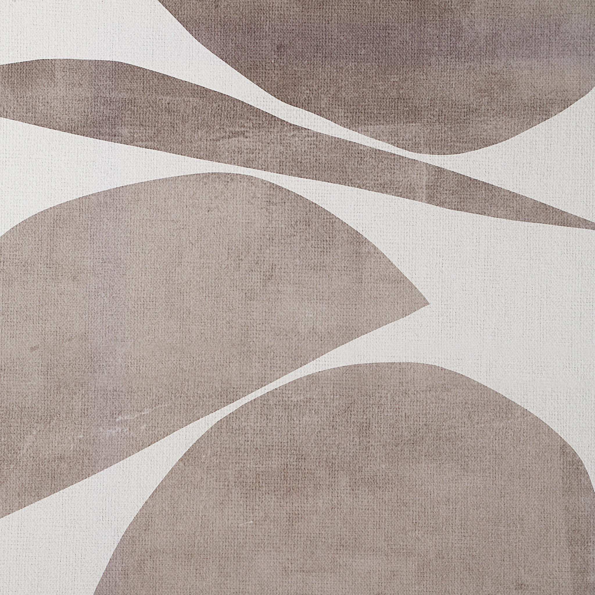 Close-up of Belem wall art showing detailed abstract shapes in muted tones on canvas.