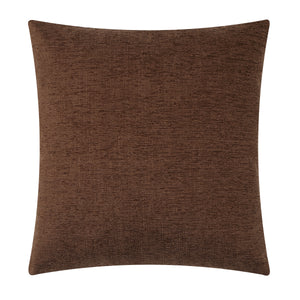 Ferro pillow in rich brown color with a textured fabric surface.