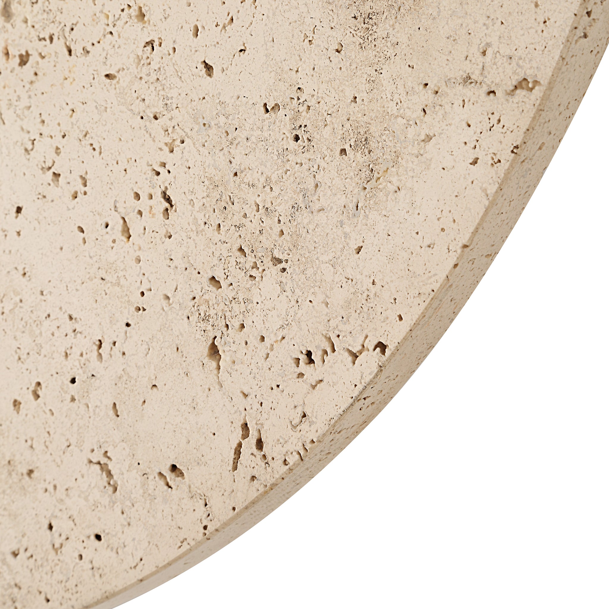 Close-up of Fusion book holder showcasing the beige textured surface and edge detail.