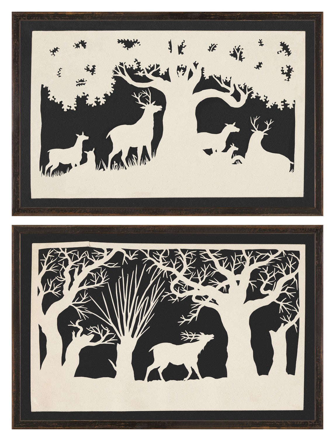 Northern Silhouette Deer Pair Bundle