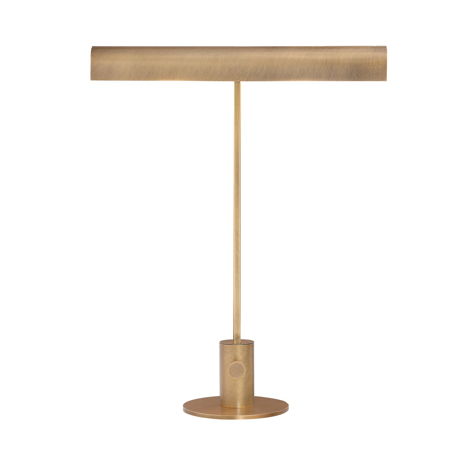 Storn Table Lamp by Renwil in brushed gold finish with a sleek, modern design.