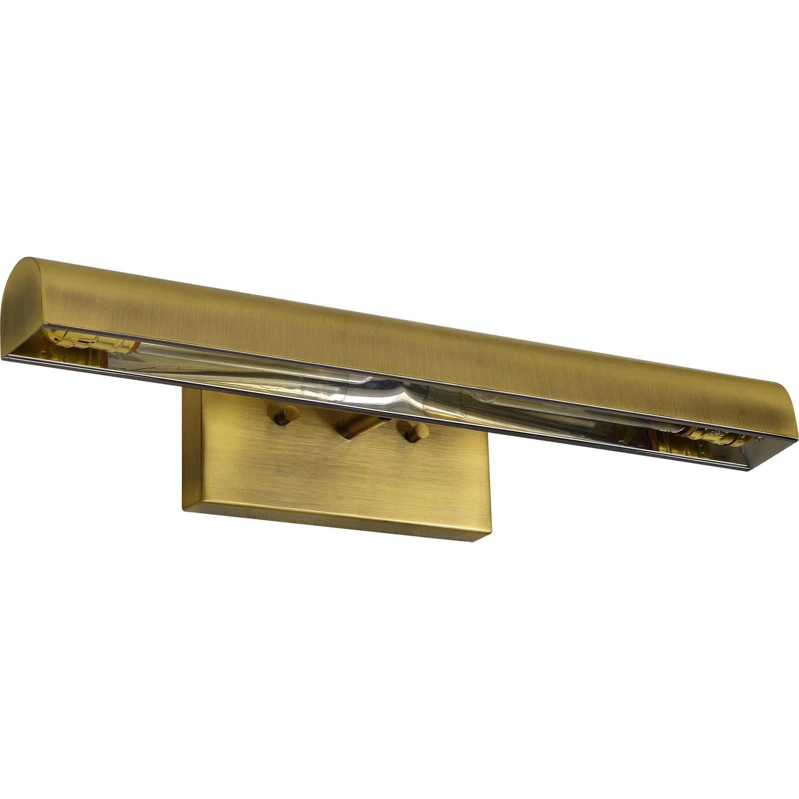 Swanson Wall Sconce in brushed brass finish with clear glass accent