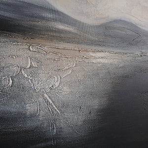 Close-up of Suez canvas art highlighting textured surface and subtle color gradients.