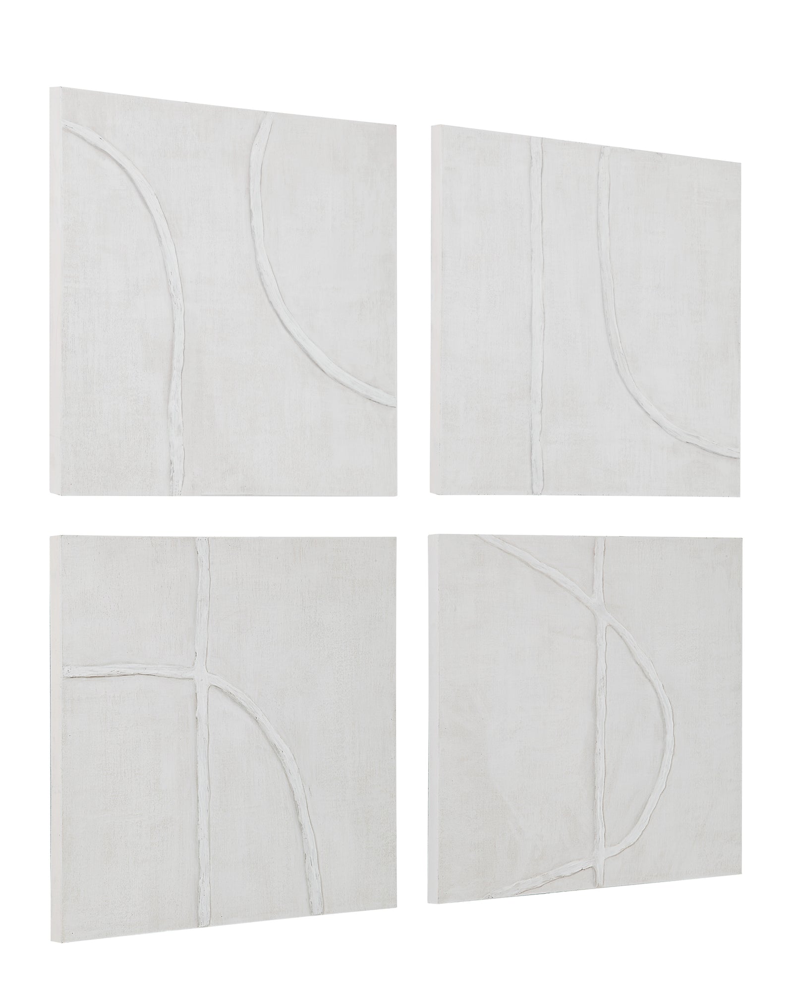 Cellier artwork featuring four textured panels with white lines on a light background.