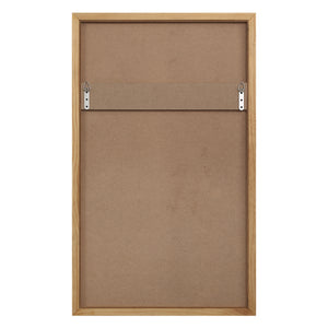 Back view of Salia mirror by Renwil, showing the sturdy backing and hanging hardware.