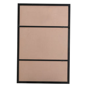 Back view of the Annalise Wall Mirror showing the black backing and support structure.