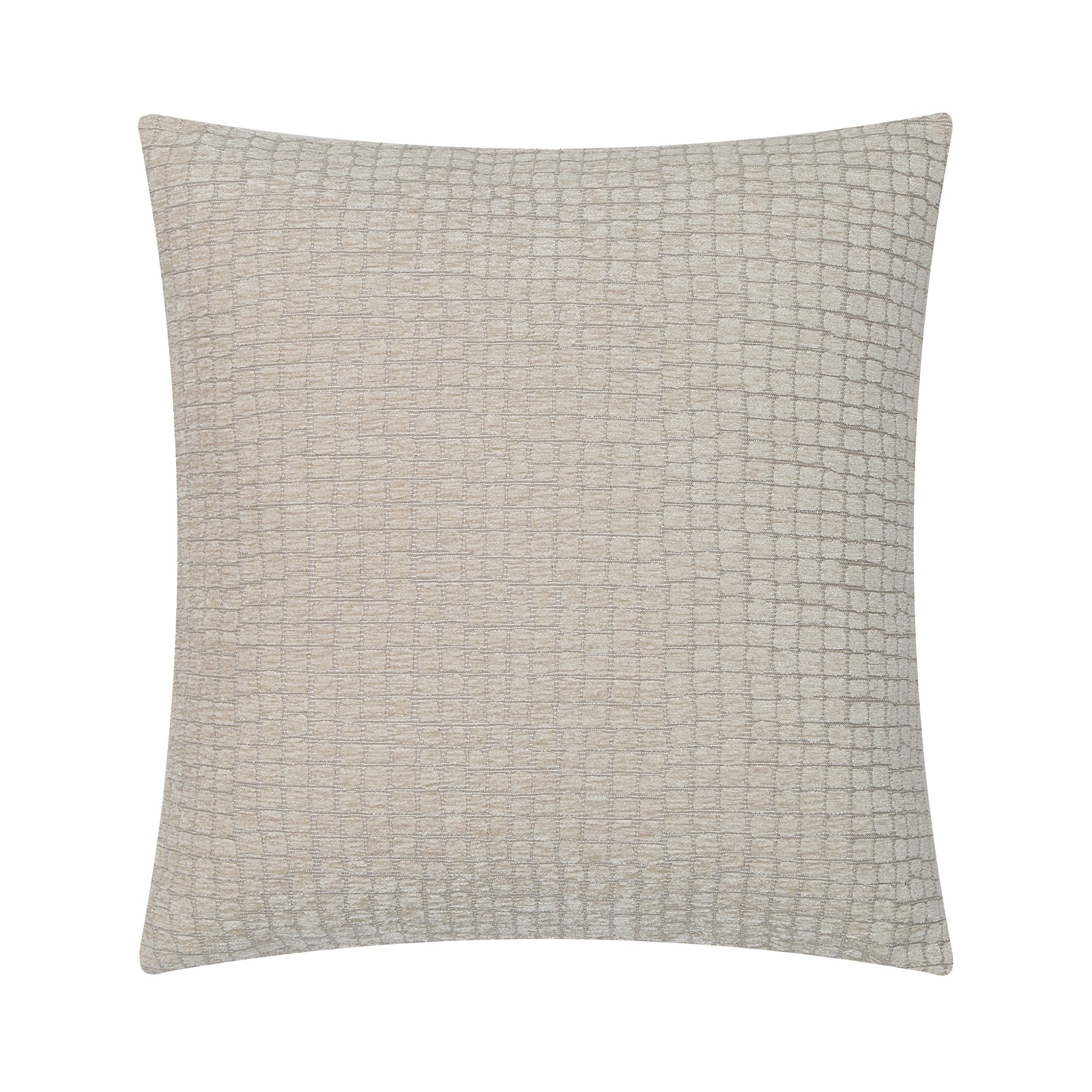 Lizzy pillow by Renwil in light beige with a textured grid pattern
