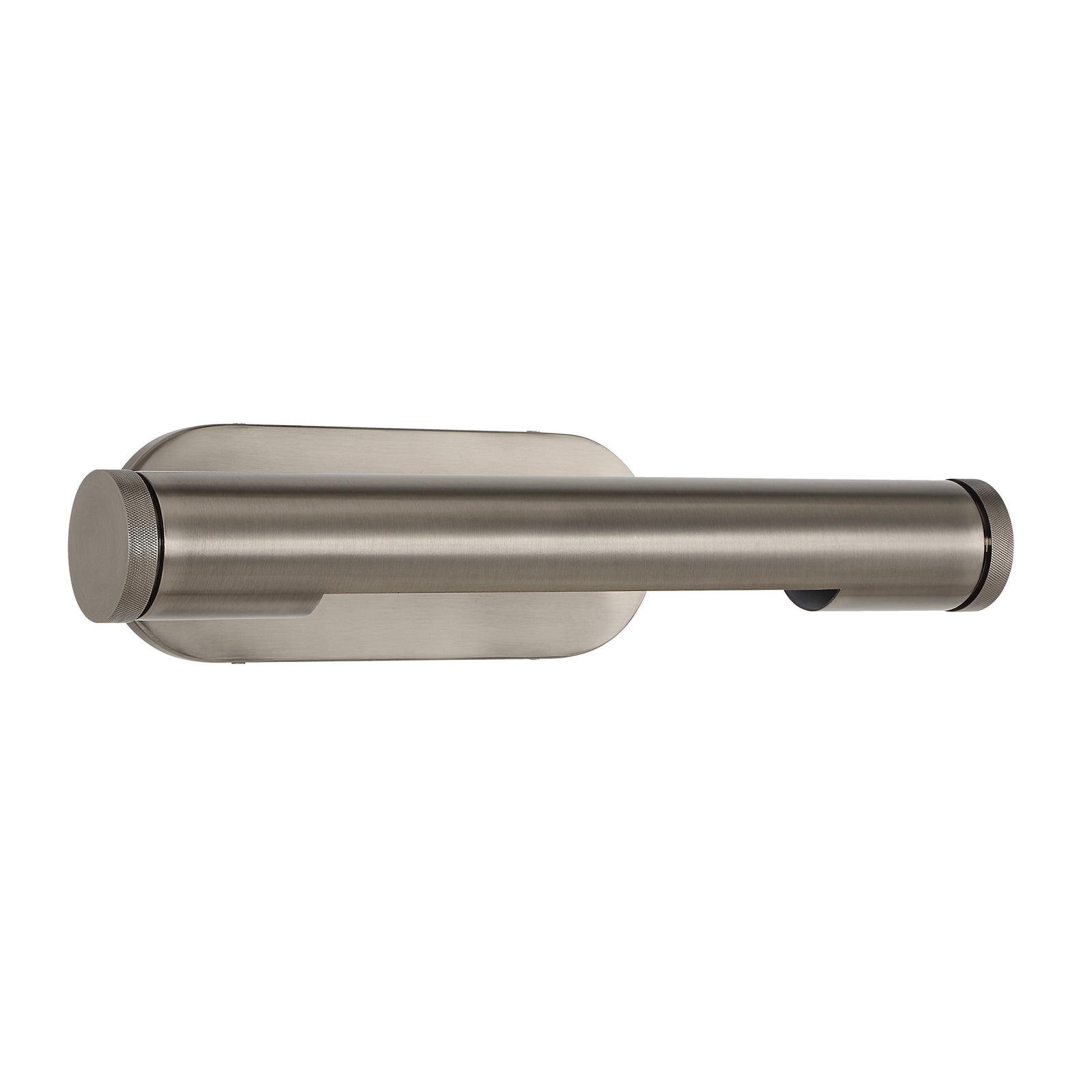 Rennes wall sconce in brushed nickel finish, featuring a sleek cylindrical design.