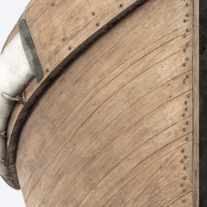 side view of Seaworn Bows V luxury Artwork