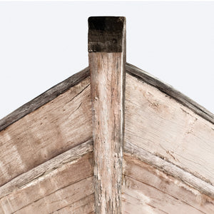 detail view of Seaworn Bows VI luxury Artwork