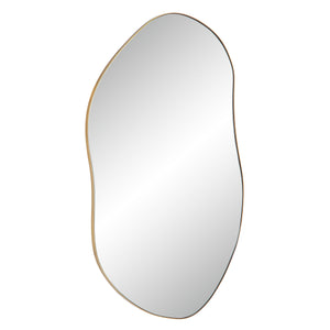 Noria Wall Mirror featuring a unique organic design and a gold frame