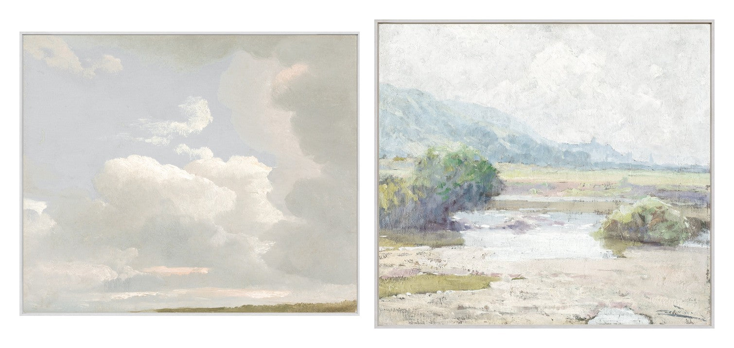 Statement Cloud Study & Summer Landscape Pair Bundle