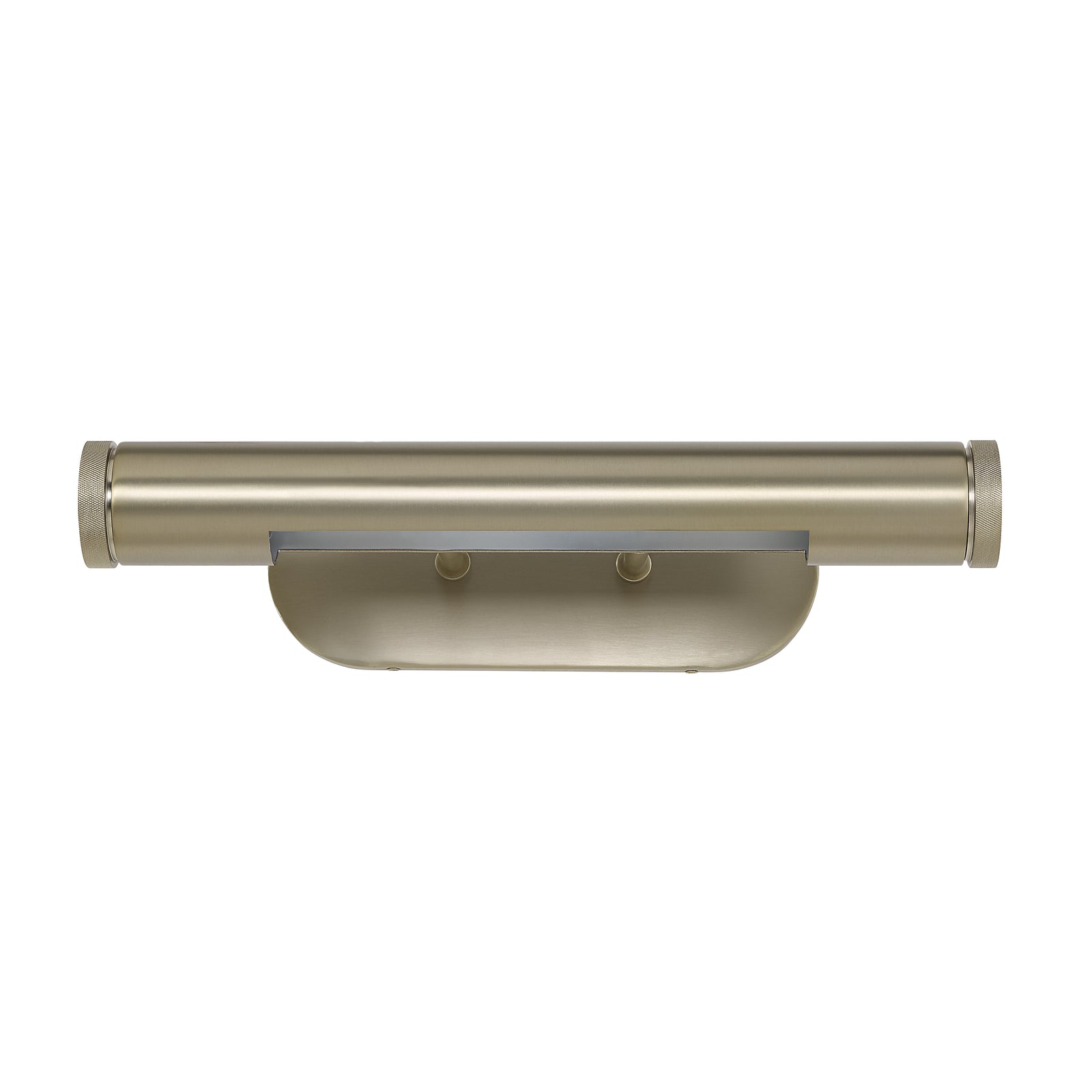 Opale wall sconce in brushed nickel finish, featuring a cylindrical design with a sleek base.