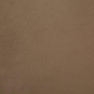 Close-up of Alchemilla Indoor Pillow's soft brown velvet texture.