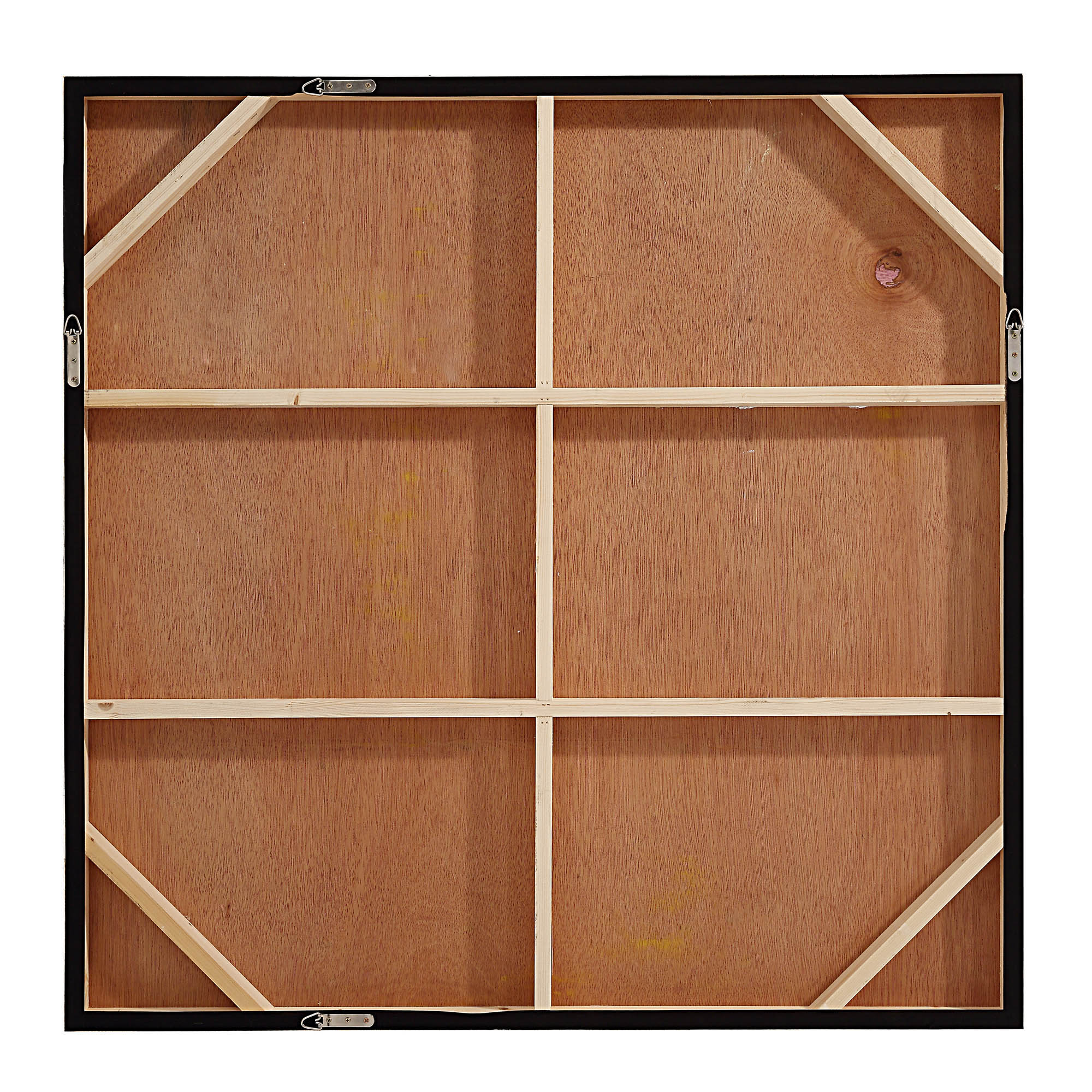 Medea Wall Art by Renwil, back view showing wooden frame and support structure