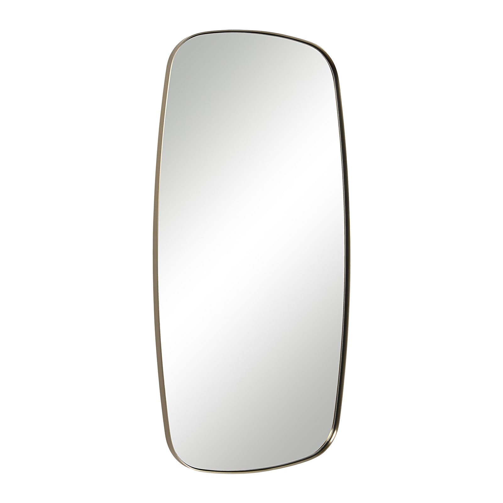 Jacossa mirror with a sleek, rounded rectangular shape and a thin black frame