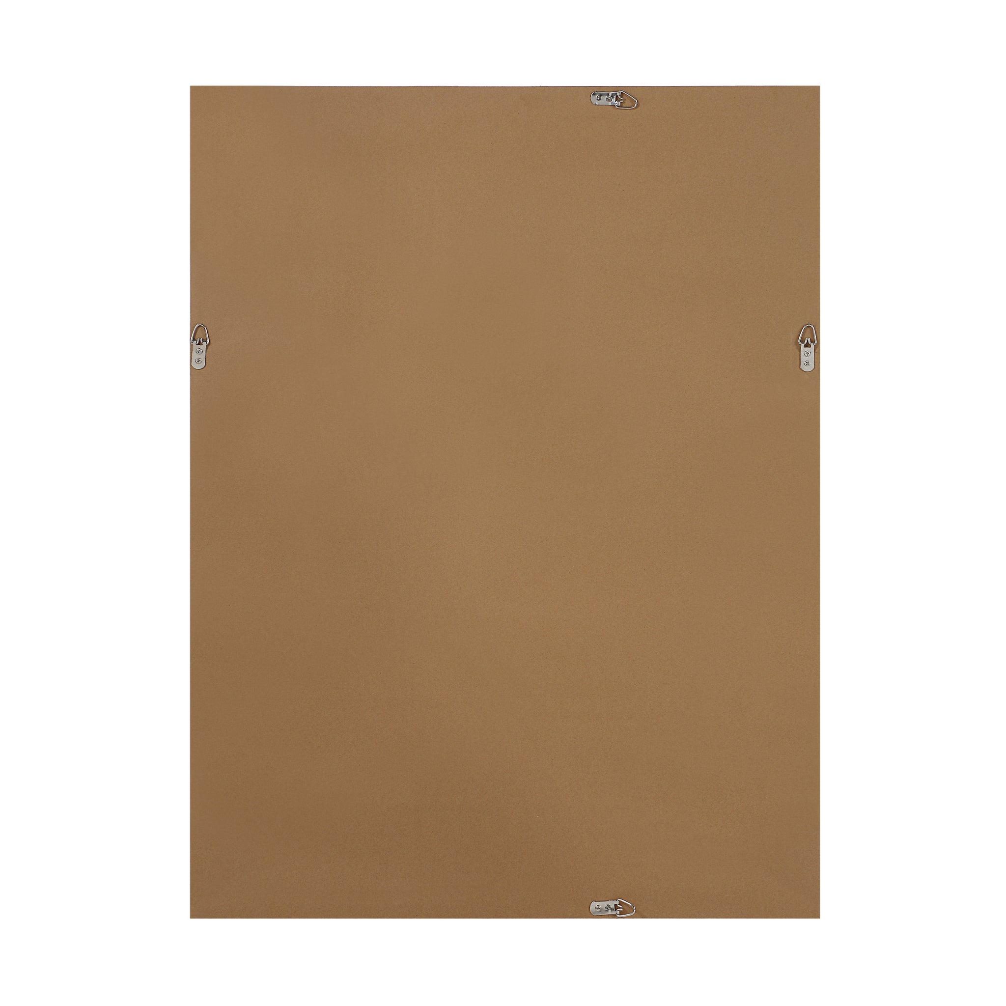 Back view of Yann canvas art showing a smooth surface with hanging hardware.