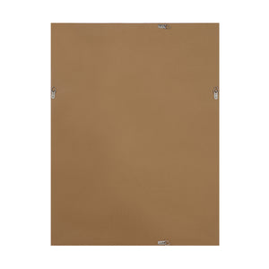 Back view of Yann canvas art showing a smooth surface with hanging hardware.