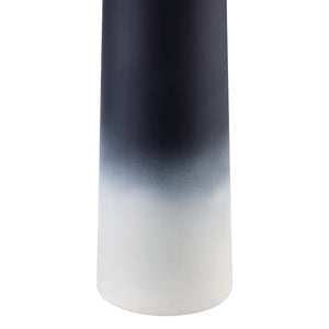 Monte Table Lamp with a gradient design, transitioning from black to white.