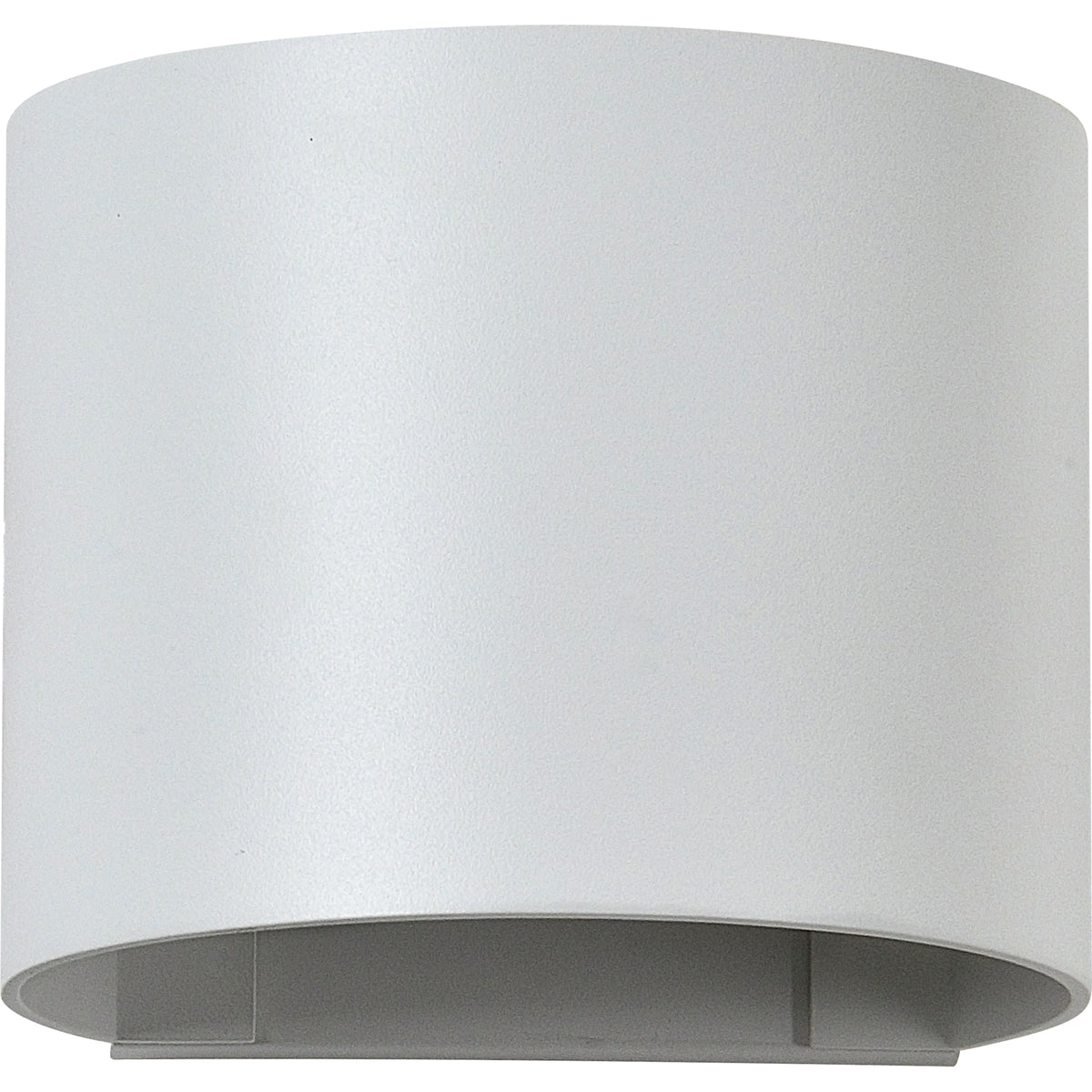 Zak Wall Sconce in white, cylindrical design with a smooth finish.