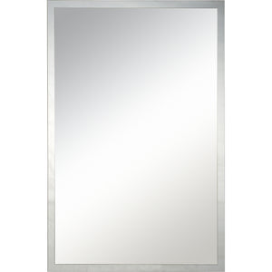 Asset Wall Mirror by Renwil with a sleek silver frame and clear reflective surface